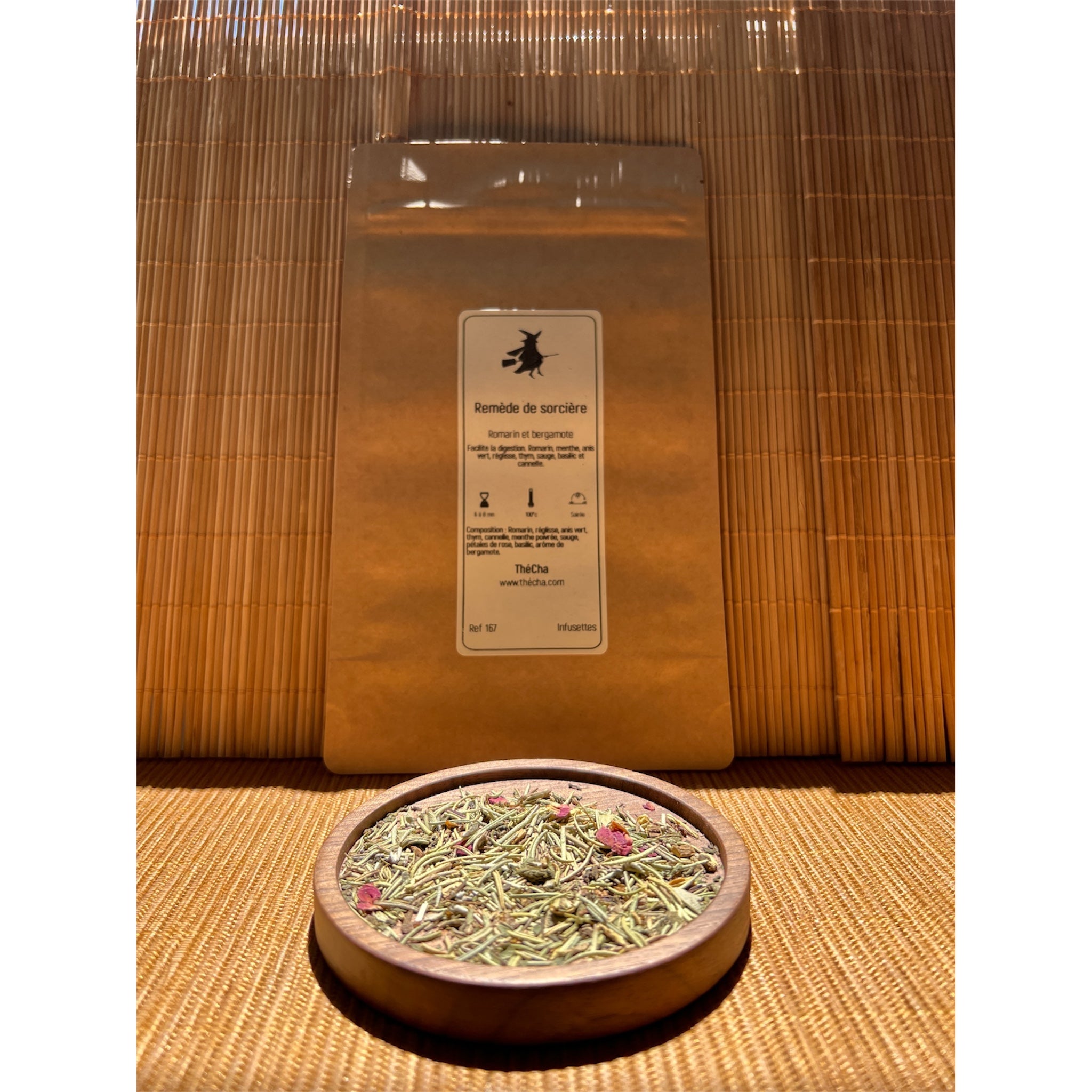 tisane-remede-de-sorciere romarin bergamote